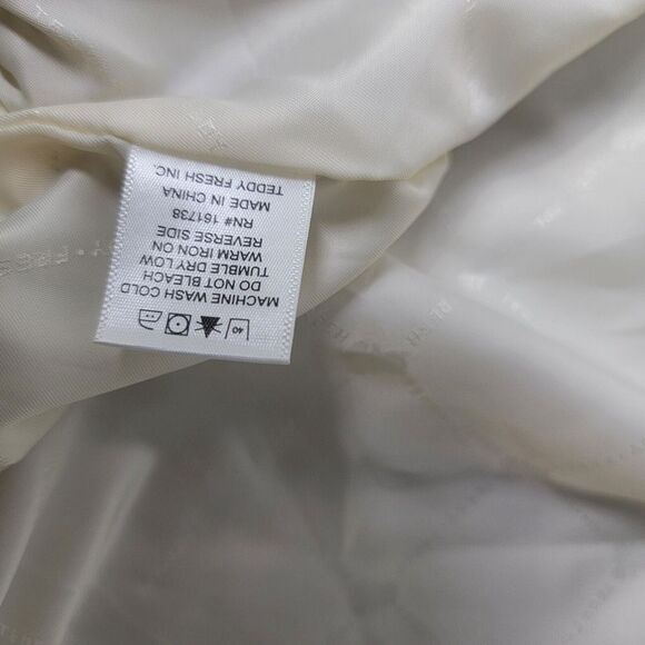 Teddy Fresh Velour Full Zip Track‎ Jacket Lined Size 2XL Beige NWT - Picture 8 of 11